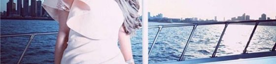 حليمة بولند تتألق بالأبيض 1