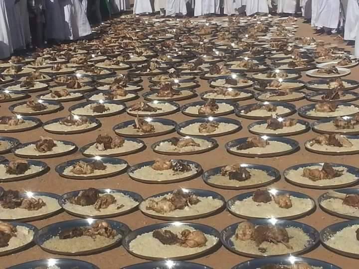 أبناء الشيخ الكباشي يجهزون اكبر مأدبة طعام للداعية الإسلامي الجفري