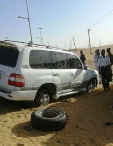 السلطات الأمنية بمحلية الدبة تضبط لاندكروزر محملة بكميات من الأسلحة