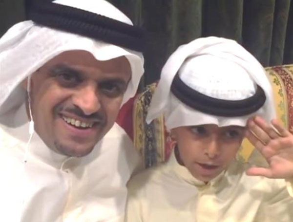 بالفيديو: طفل كويتي يلقي أبياتا من الشعر النبطي تعبر عن حبه للملك سلمان 1 1eeaed43 73d9 4e5c bec0 8eb4f1762eb8