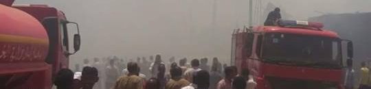 انفجار (تانكر) وقود وحريق في طلمبة بشرق النيل 10 aborof2