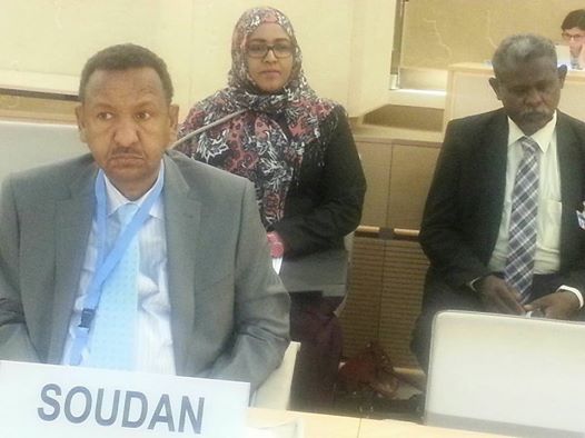 بدء أعمال دورة حقوق الإنسان و (موقع النيلين ) يرصد أول ظهور لمصطفى عثمان بعد تسلم مهامه بجنيف 1 العيسابي