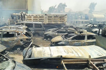 "بسبب عرقهم".. تقرير يكشف مقتل نحو 15 ألف شخص بمدينة سودانية واحدة 1 حريق حلفا