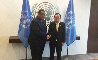 كي مون يجدد دعم الأمم المتحدة لـ (خارطة الطريق) الأفريقية للسلام بالسودان 1 670 8cd52