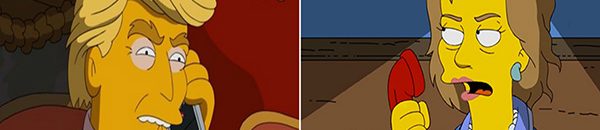 The Simpsons Characters Homer and Marge Discuss Hillary Clinton and Donald Trump in 3 A.M. Clip