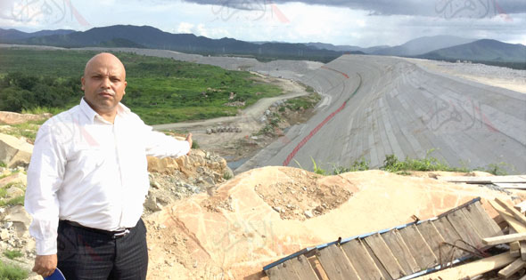 تقرير زيارة صحيفة الأهرام المصرية لموقع سد النهضة الإثيوبى.. مخاوف من ملء الخزان فى وقت قصير 1 مندوب الاهرام