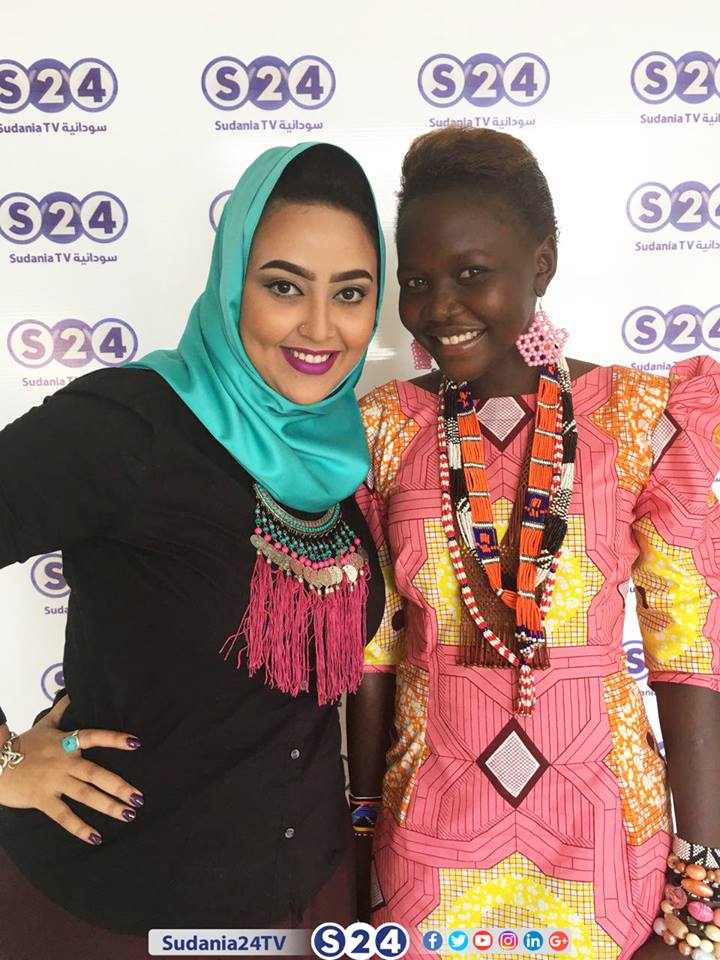 شهد المهندس تلتقي بملكة جمال النوبة