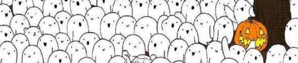 لغز.. هل تستطيون العثور على الدب بين الأشباح؟ 11 لغز