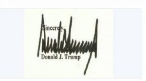 توقيع ترامب