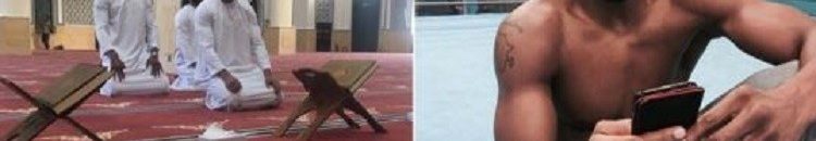 بطل العالم بالملاكمة يتلقى وابلا من الانتقادات بسبب صورته داخل مسجد بدبي