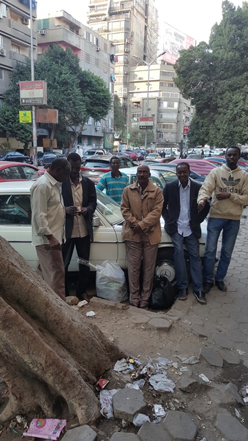 سيارات السودانيين تجوب شوارع مصر وسوداني: الرحلة برا من الخرطوم للقاهرة ممتعة.. صور 2 الدقي1