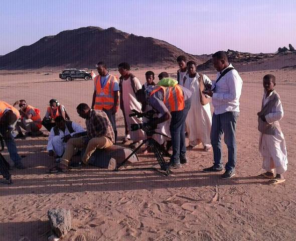 فريق (ارض السمر) ينجح في تصوير مشاهد جوية للجانب المحتل من حلايب بطائرة بدون طيار 1 ارض السمر