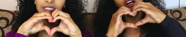 امينة واختها في برنامج تحدي للتحدث باللهجة السودانية.. مرح وضحك بلا حدود.. فيديو 11 امينة حب