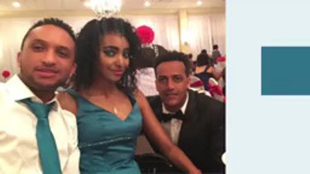 عروس اثيوبية تشعل حفل زواجها بمدينة امريكية برقصات متنوعة وأمينة السودانية تشارك برقص حبشي.. فيديو 1 امينة زواج