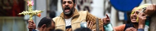 مسيحيون يتظاهرون بالصلبان ويطالبون برحيل السيسي 10 مسيحو مصر
