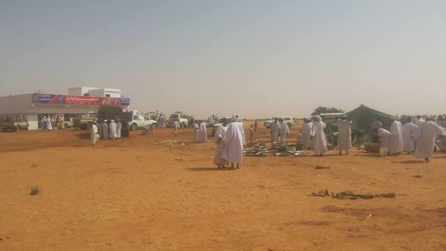 افتتاح اول طلمبة وقود فى جبرة الشيخ على الطريق القاري الذى يربط الابيض بالخرطوم 1 جبرة الشيخ