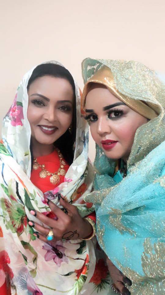 بالصور..ندى القلعة تلتقي المخرج سعيد حامد..هل تفكر سيدة الغناء السوداني في دخول السينما المصرية؟ 2 هل تفكر سيدة الغناء السوداني في دخول السينما المصرية