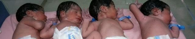 سيدة تضع (4) توائم بولاية سودانية 10 توام