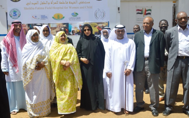 بدعم كريم من "أم الإمارات" .. تدشين مستشفى المرأة والطفل الميداني في السودان 1 ام الامارات