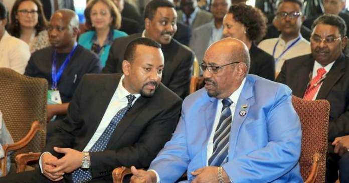 إنعقاد إجتماعات أمنية حدودية بين السودان وأثيوبيا بالأربعاء 1 البشير - ابي احمد