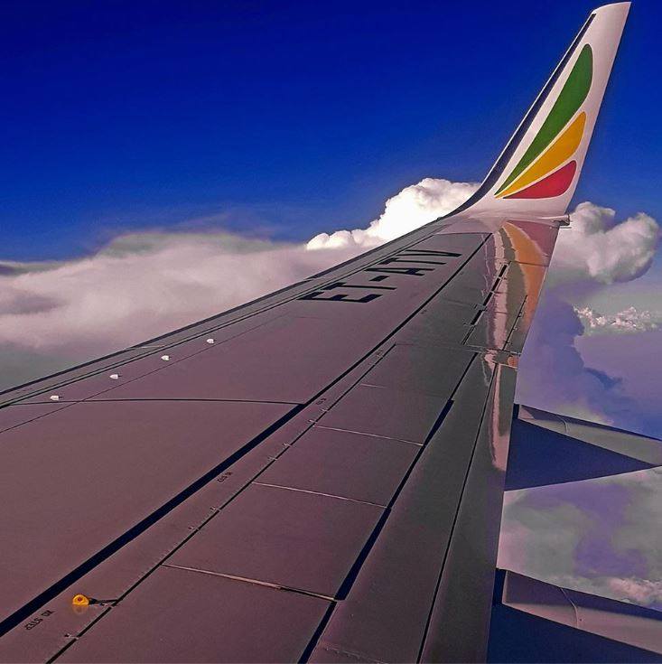 الخطوط الأثيوبية تشيد بموسيقار سوداني التقط صورة لطائرتها وهي تحلق بين السحب