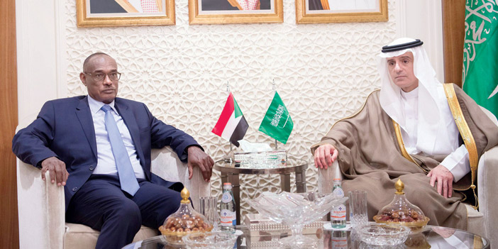 الدرديري محمد أحمد عادل الجبير السودان السعودية وزير الخارجية