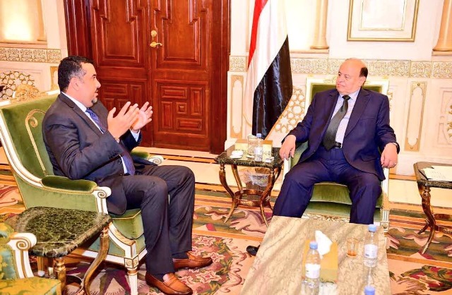 الرئيس هادي يشيد بالشعب السوداني وشجاعة الجندي السوداني والعلاقات التاريخية بين الشعبين اليمني والسوداني 1 محمد العرب