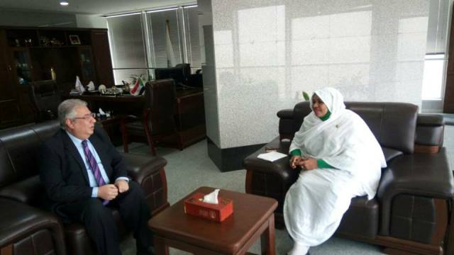 وزيرة الإتصالات وتكنلوجيا المعلومات تلتقي سفير جمهورية مصر العربية لدى السودان 1 تهاني شلتوت