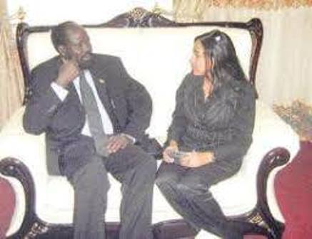 في حوار سابق.. سلفاكير يقول لرفيدة ياسين: مشار لن يهدأ حتى يجلس مكاني.. الكرسي ما بشيل نفرين 1 رفيدة سلفا