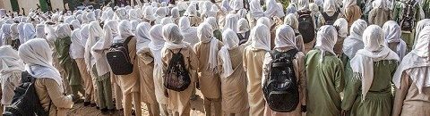 مدرسة بشمال دارفور