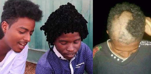 بالفيديو: شباب يستخدمون (الباروكة) بعد حادثة قص الشعر التي نسبت لقوات الدعم السريع ونفتها السلطات 1 حلاقة