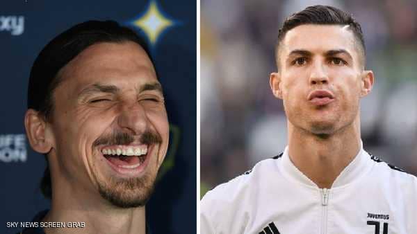 إبراهيموفيتش يرد بسخرية على "هراء رونالدو" 1 1 1218035