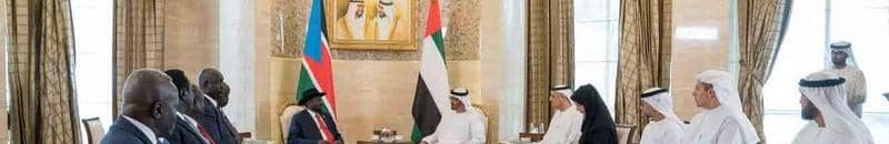 محمد بن زايد وسلفاكير يشهدان توقيع اتفاقيات ومذكرات تفاهم