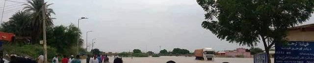 القيادة الأمنية في السودان تتفقد المناطق المتأثرة بالأمطار بجولة على متن طائرة مروحية 10 الجيلي