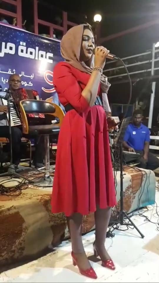 بالصور.. الفنانة ملاذ غازي تثير ضجة واسعة داخل مواقع التواصل بعد ظهورها في حفل غنائي بملابس مثيرة للجدل 1 ملاذ غازي