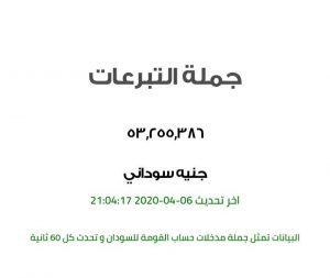 جملة تبرعات القومة للسودان حتى مساء الإثنين أقل من قيمة شقة في أحد الأبراج السكنية بالخرطوم 2 تبرعات