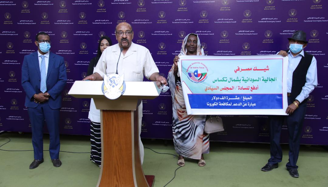 جابر يلتقي ممثلي الجالية السودانية بتكساس ومنظمة تعليم بلاحدود 1 جابر