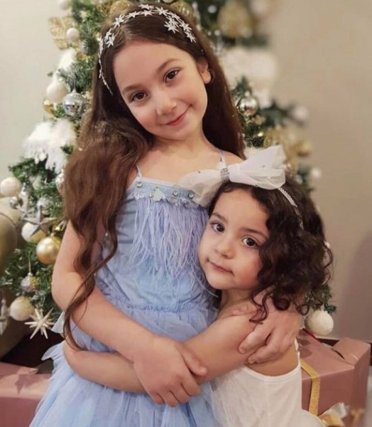 حفيدتا هيفاء وهبي تخطفان الأنظار في رمضان 1 حفيدات هيفاء وهبي