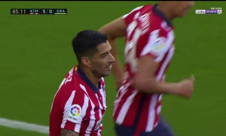 سواريز يسجل هدفين ويصنع آخرا في أول مباراة له مع أتليتكو مدريد... فيديو 1 13146000