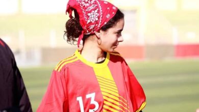 لاعبة جديدة