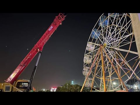 شاهد بالفيديو.. لحظة انقاذ 64 شخص بينهم أطفال علقوا بلعبة (الساقية) العالية بمنتزه الرياض بالخرطوم.. لحظات تحبس الأنفاس وكلمات مؤثرة من الأطفال بعد انقاذهم (كنا نسبح الله ونحن عالقون) 11 الساقية