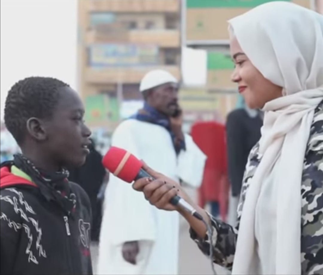 حوار مع طفل سوداني