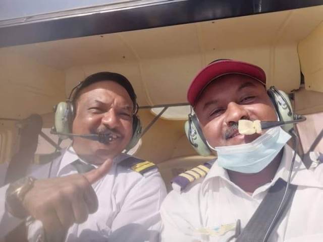 مطرب سوداني يبدأ كورس الحصول على رخصة الطيران التجاري 10 عاصم البنا