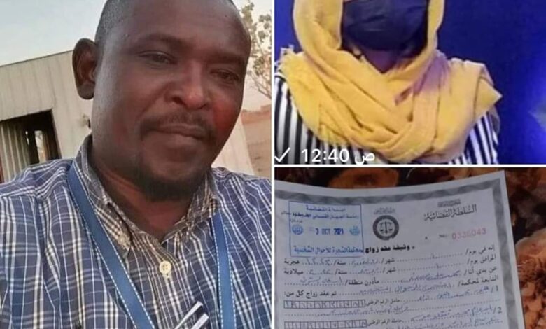 شاهد بالصور.. أخيراً فتاة "الاستوب" التي طلبت الزواج عبر لافتة رفعتها في الشارع العام تعلن زواجها رسمياً من شاب ذو أخلاق عالية ورفيعة 1 فتاة الاشارة