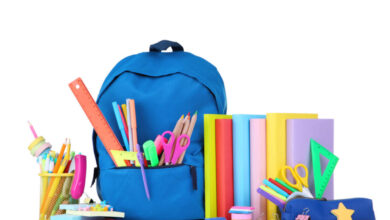 School supplies and backpack e1658672922236