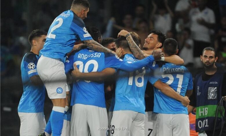 نابولي ينتزع لقب الدوري الإيطالي بالفوز (2 - صفر) على كالياري 1 نابولي