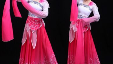 womens chinese folk dance costumes pink blue water sleeves hanfu fairy classical dance yangko umbrella dance cosplay dresses w02260 800x800 1