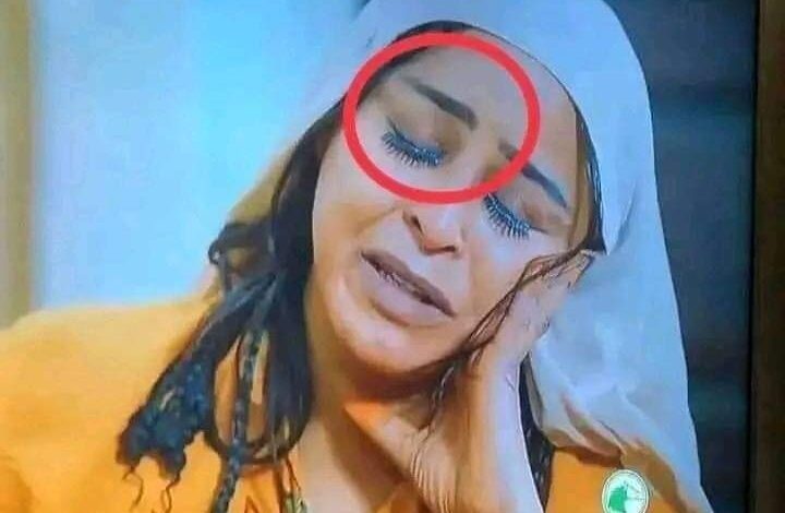 شاهد بالصورة.. سقوط "رموش" ممثلة سودانية أثناء تقديمها مشهد درامي يثير ضجة واسعة وساخرون: (لو كلنا أخلصنا في عملنا لمن رموشنا وقعت كان عبرنا وانتصرنا) 3 336285762 9662179760462374 8145160165636802073 n