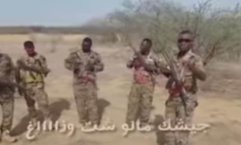 شاهد بالصورة والفيديو.. من ساحة المعركة.. جنود بالجيش يسخرون من حميدتي بأغنية جديدة وبأداء صوتي جميل: (ما قلت مطر بدون براق جيشك مالو كبر وزاااغ يا دعامي البل جاك) 1 349333723 193005050355065 5395653105862865983 n