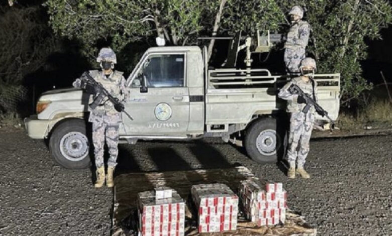 حرس الحدود يحبط محاولات تهريب 43.2 طن من القات و 1.213 طن من الحشيش 1 IMG 1288